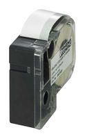 LABEL PRINTER TAPE, BLACK ON WHITE, 8M