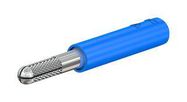 ADAPTER, 4MM DIA SOCKET, BLUE