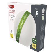 LED ceiling luminaire TIVI, B CLASS, round white 12.5W, IP44, Warm white, EMOS