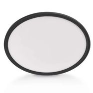 LED luminaire FLORI round, black, 18W, neutral white, EMOS