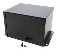 ENCLOSURE, UTILITY BOX, ALUM, BLACK