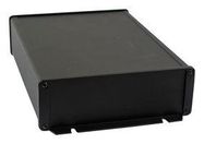 ENCLOSURE, PCB BOX, ALUM, BLACK