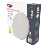 LED surface luminaire DIONI round, white, 15W, with change CCT, EMOS