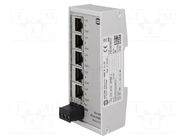 Switch Ethernet; unmanaged; Number of ports: 5; 9÷60VDC; IP30 HARTING