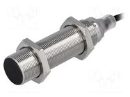 Sensor: inductive; OUT: PNP / NC; 0÷8mm; 10÷30VDC; M18; 2m; IP67 OMRON