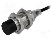 Sensor: inductive; OUT: NPN / NC; 0÷10mm; 10÷30VDC; M18; IP67; 200mA OMRON