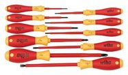SLOTTED/PHILLIPS SCREWDRIVER SET, 10PC