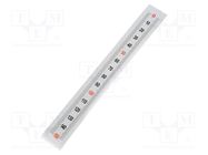 Ruler; figures vertically arranged,self-adhesive; W: 11mm ELESA+GANTER