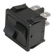 ROCKER SWITCH, DPST, 10A, 125VAC, PANEL