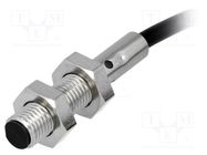 Sensor: inductive; OUT: PNP / NO; 0÷2mm; 10÷30VDC; M8; IP67; 200mA OMRON