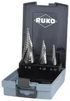 STEP DRILL SET, HSS, 3PC
