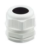 CABLE GLAND, NYLON, 3MM-6.5MM, WHITE