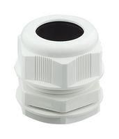 CABLE GLAND, NYLON, 6MM-12MM, WHITE,PK10