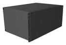 RACK MOUNT CABINET, 5U, ALUM, BLACK