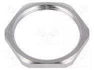 Nut; M40; brass; Thk: 5mm; Spanner: 46mm; Thread: metric; Pitch: 1.5 MOLEX