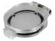 Cover; 22mm; har-port; -25÷70°C; Ø22.3mm; IP40; transparent HARTING