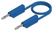 TEST LEAD, 4MM BANANA PLUG, BLUE, 1.5M