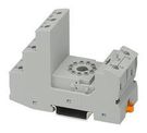 RELAY SOCKET, 10.5A, 250VAC/DC, DIN RAIL