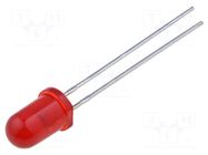 LED; red; 5mm; 1000÷1800mcd; 30°; Front: convex; 2.1÷2.5VDC KINGBRIGHT ELECTRONIC