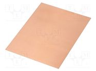 Laminate; FR4,epoxy resin; 0.8mm; L: 100mm; W: 75mm; Coating: copper 