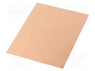 Laminate; FR4,epoxy resin; 0.8mm; L: 100mm; W: 75mm; Coating: copper 