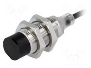 Sensor: inductive; OUT: NPN / NO; 0÷10mm; 10÷30VDC; M18; 2m; IP67 OMRON