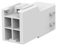 RCPT HOUSING, 4POS, PA 66 GF, NATURAL