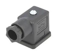 DIN VALVE CONN, R/A, 2P+GND, FORM A