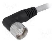 Cable: for sensors/automation; M23; PIN: 19; angled; 5m; plug; 7.5A MURR ELEKTRONIK