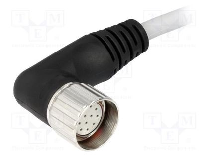 Connection lead; M23; PIN: 12; angled; 5m; plug; 125VAC; 7.5A; IP67 MURR ELEKTRONIK 7000-23151-3620500