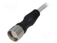 Cable: for sensors/automation; M23; PIN: 12; straight; 5m; plug MURRELEKTRONIK