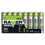 RAVER Alkaline Battery LR03 (AAA), 8 pcs in foil, Raver
