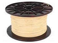 Filament: PLA; Ø: 1.75mm; beige; 200÷235°C; 1kg DEVIL DESIGN