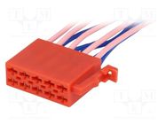 ISO plug,wires; PIN: 10 4CARMEDIA