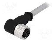 Plug; M12; PIN: 12; female; A code-DeviceNet / CANopen; 2m; cables HARTING