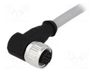 Connector: M12; plug; PIN: 12; female; A code-DeviceNet / CANopen HARTING