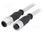 Cable: for sensors/automation; PIN: 8; plug; PVC; 1.5m HARTING