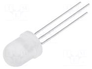 LED; red/green; 8mm; 50°; Front: convex; 1.95÷2.5/2.1÷2.5VDC KINGBRIGHT ELECTRONIC