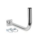 Extralink L500 | Balcony handle | 500mm, with u-bolts M8, steel, galvanized, EXTRALINK