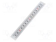 Ruler; figures horizontally arranged,self-adhesive; W: 11mm ELESA+GANTER