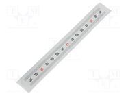 Ruler; figures vertically arranged,self-adhesive; W: 11mm ELESA+GANTER