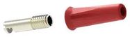 CONN, BANANA, JACK, 36A, SOLDER, RED