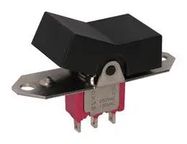 ROCKER SWITCH, SPDT, 5A, 120V, BLACK