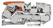 TERMINAL BLOCK, DINRAIL, 2WAYS, 6AWG