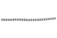 CABLE MARKER, PRE PRINTED, PVC, WHITE