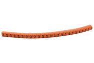 CABLE MARKER, PRE PRINTED, PVC, ORANGE