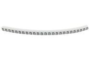 CABLE MARKER, PRE PRINTED, PVC, WHITE