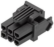 CONNECTOR HOUSING, RCPT, 16POS, 4.2MM