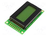 Display: LCD; alphanumeric; STN Positive; 8x2; 58x32x13mm; LED DISPLAY ELEKTRONIK