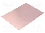 Laminate; FR4,epoxy resin; 1.2mm; L: 297mm; W: 210mm; double sided 